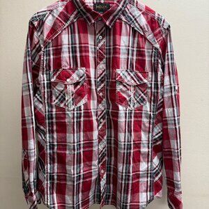 Helix Athletic Fit Men's button up long sleeve shirt